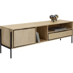 Έπιπλο Tv Board Modena Μάνγκο Μπεζ 160x45x40εκ - Μπεζ