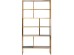 Ραφιέρα Cesaro 100x30x190 εκ. - Χρυσό