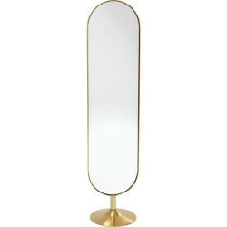 Καθρέφτης Δαπέδου Curvy Μεταλλικός Χρυσός 170*40*40εκ. - Χρυσό