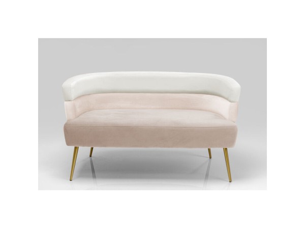 Καναπές Sandwich 2-Seater Μπεζ 125x64x64εκ - Μπεζ
