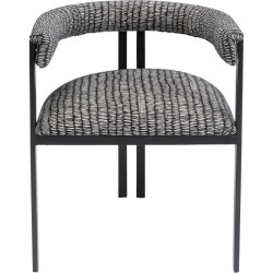 Καρέκλα Chair Με Μπράτσα Paris S&P Γκρι 58x53.5x70.5εκ - Γκρι