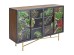 Μπουφές Jungle Μεταλλικός Πολύχρωμος   95x38x135εκ - Γκρι