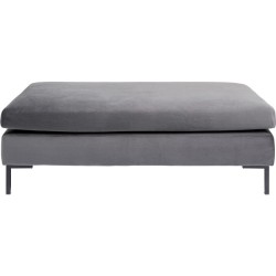 Σκαμπό Gianni Γκρι Βελούδο 130x43 εκ. 130x62x43εκ - Γκρι