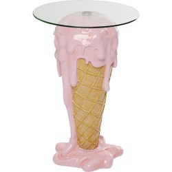 Τραπέζι Μπαρ  Gelato Ροζ 48x48x72 εκ. - Ροζ