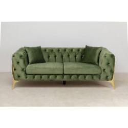 Καναπές Bellissima Διθέσιος Πράσινος 200x95x70 εκ. - Πράσινο