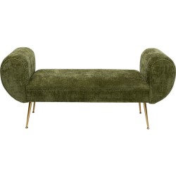 Παγκάκι Trono Ύφασμα Πράσινο 140x50x61 εκ. - Πράσινο