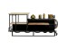 Μπαρ Steamlock Τρένο 225x65x105 εκ. - Μαύρο