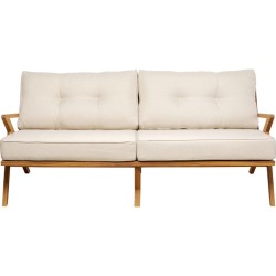 Καναπές Τριθέσιος  Honolulu Ύφασμα Μπεζ 74.4x180x93.5εκ. - Μπεζ
