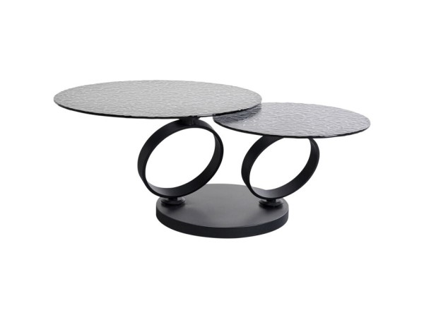 Τραπέζι Μέσης Beverly Bubble Γυαλί Μαύρο 133x80x43εκ. - Μαύρο Τραπέζι Μέσης Beverly Bubble Γυαλί Μαύρο 133x80x43εκ. - Μαύρο