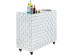 Μπαρ Solea Γυαλί Καθρέφτης 120x48x105εκ. - Ασημί Μπαρ Solea Γυαλί Καθρέφτης 120x48x105εκ. - Ασημί