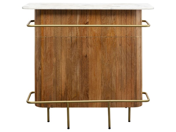 Μπαρ Grace Μασίφ Ξύλο Καφέ 120x48x110εκ. - Καφέ Μπαρ Grace Μασίφ Ξύλο Καφέ 120x48x110εκ. - Καφέ
