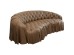 Καναπές Διθέσιος Drapes Δέρμα Καφέ 226x116x74εκ. - Καφέ Καναπές Διθέσιος Drapes Δέρμα Καφέ 226x116x74εκ. - Καφέ