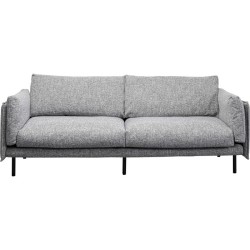 Καναπές Διθέσιος Pola Γκρι 230x91x88εκ. - Γκρι