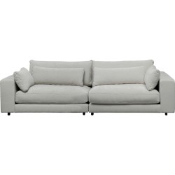 Καναπές Τριθέσιος Imola Ύφασμα Μπεζ 290x121x83εκ. - Μπεζ