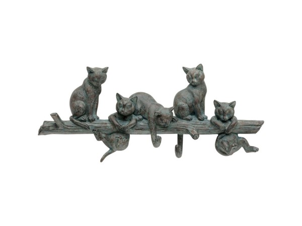 Κρεμάστρα Τοίχου Cats Life Μαύρο 42x6,5x18,3 εκ. - Μαύρο Κρεμάστρα Τοίχου Cats Life Μαύρο 42x6,5x18,3 εκ. - Μαύρο