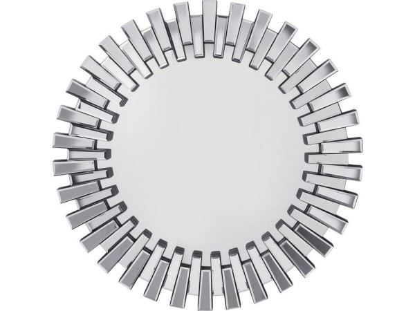 Καθρέπτης Τοίχου Sprocket Γυαλί 92x44685x92εκ - Ασημί