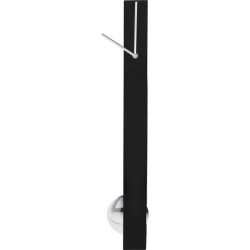 Ρολόι τοίχου Pendulum 6x6x65εκ - Μαύρο