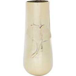 Βάζο Ginkgo Leaf Χρυσό 19x17x42 εκ. 19x17x42εκ - Χρυσό