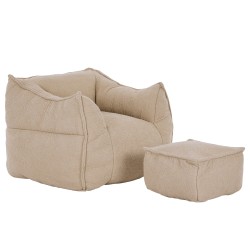 SPONGE ΠΟΛΥΘΡΟΝΑ SET BEIGE 95x102x73cm
