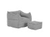 SPONGE ΠΟΛΥΘΡΟΝΑ SET ΓΚΡΙ SILVER 95x102x73cm SPONGE ΠΟΛΥΘΡΟΝΑ SET ΓΚΡΙ SILVER 95x102x73cm