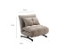 TESSERA ΠΟΛΥΘΡΟΝΑ ΑΝΑΔΙΠΛΟΥΜΕΝΗ TAUPE 86x86x83cm TESSERA ΠΟΛΥΘΡΟΝΑ ΑΝΑΔΙΠΛΟΥΜΕΝΗ TAUPE 86x86x83cm