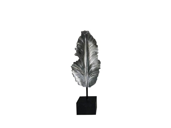 FILO ΔΙΑΚΟΣΜΗΤΙΚΟ TOTEM 18x8x50cm POLYRESIN ΑΣΗΜΙ ΜΑΥΡΟ ΞΥΛΟ