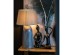 ARGENT ΦΩΤΙΣΤΙΚΟ ΕΠΙΤΡΑΠΕΖΙΟ 40x40x67cm ΚΕΡΑΜΙΚΟ ΑΣΗΜΙ ΛΕΥΚΟ ΥΦΑΣΜΑ