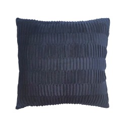 RELIEF ΔΙΑΚΟΣΜΗΤΙΚΟ ΜΑΞΙΛΑΡΙ 45x45cm ΥΦΑΣΜΑ ΜΠΛΕ POLYESTER