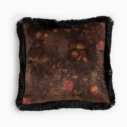 FLORES ΔΙΑΚΟΣΜΗΤΙΚΟ ΜΑΞΙΛΑΡΙ 45x45cm ΥΦΑΣΜΑ ΠΟΛΥΧΡΩΜΟ POLYESTER