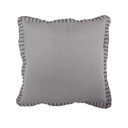 FILO ΔΙΑΚΟΣΜΗΤΙΚΟ ΜΑΞΙΛΑΡΙ 45x45cm ΥΦΑΣΜΑ ΓΚΡΙ