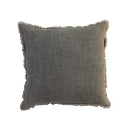 LIBELL 1 ΔΙΑΚΟΣΜΗΤΙΚΟ ΜΑΞΙΛΑΡΙ 45x45cm ΥΦΑΣΜΑ ΓΚΡΙ