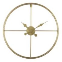 TEMPUS ΡΟΛΟΪ ΤΟΙΧΟΥ 60x60x7cm ΜΕΤΑΛΛΟ ΧΡΥΣΟ