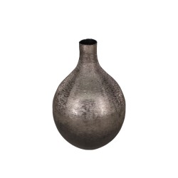 VERGE 1 ΒΑΖΟ 21x21x28cm ΑΛΟΥΜΙΝΙΟ SMOKE BLACK