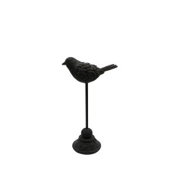 FUGLE ΔΙΑΚΟΣΜΗΤΙΚΟ ΠΟΥΛΙ 18x10x32cm POLYRESIN ΜΑΥΡΟ
