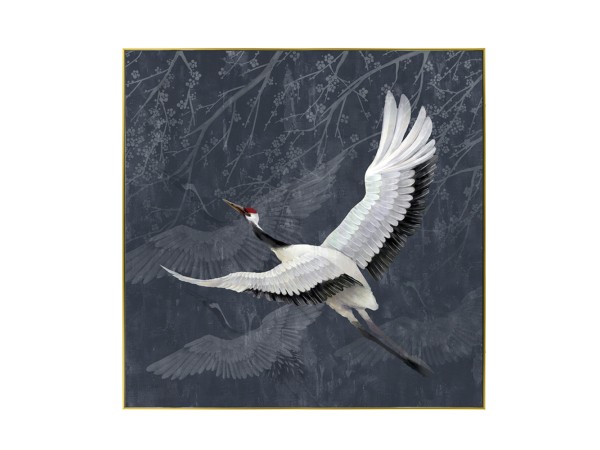 CRANE ΠΙΝΑΚΑΣ ΔΙΑΚΟΣΜΗΣΗΣ 83x83x5cm ΚΑΜΒΑΣ ΠΕΤΡΟΛ ΛΕΥΚΟ ΞΥΛΟ ΜΑΥΡΟ CRANE ΠΙΝΑΚΑΣ ΔΙΑΚΟΣΜΗΣΗΣ 83x83x5cm ΚΑΜΒΑΣ ΠΕΤΡΟΛ ΛΕΥΚΟ ΞΥΛΟ ΜΑΥΡΟ