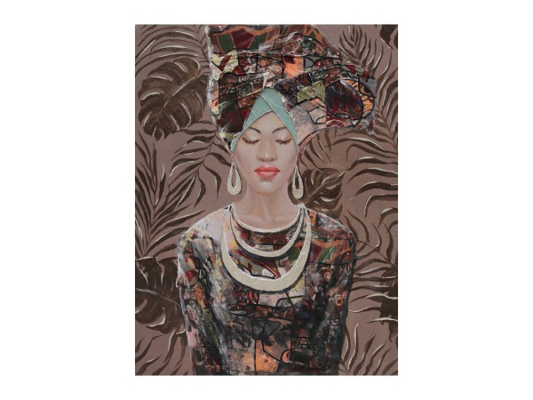JUNGLE LADY ΠΙΝΑΚΑΣ ΔΙΑΚΟΣΜΗΣΗΣ 76x100x4cm ΚΑΜΒΑΣ ΠΟΛΥΧΡΩΜΟ ΞΥΛΟ JUNGLE LADY ΠΙΝΑΚΑΣ ΔΙΑΚΟΣΜΗΣΗΣ 76x100x4cm ΚΑΜΒΑΣ ΠΟΛΥΧΡΩΜΟ ΞΥΛΟ