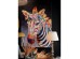 ZEBRA ΠΙΝΑΚΑΣ ΔΙΑΚΟΣΜΗΣΗΣ 80x120x4cm ΚΑΜΒΑΣ ΠΟΛΥΧΡΩΜΟ