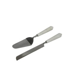 MARMO SET ΣΕΡΒΙΡΙΣΜΑΤΟΣ ΓΛΥΚΟΥ 32x6x3cm ΑΤΣΑΛΙ ΛΕΥΚΟ ΜΑΡΜΑΡΟ
