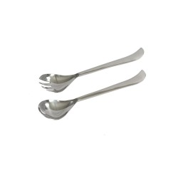 CURVE SET ΣΕΡΒΙΡΙΣΜΑΤΟΣ ΣΑΛΑΤΑΣ 28x6x2cm ΑΤΣΑΛΙ ΑΣΗΜΙ