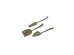 CURVE SET ΣΕΡΒΙΡΙΣΜΑΤΟΣ ΤΥΡΙΩΝ SET 3ΤΜΧ 17x5x1cm ΑΤΣΑΛΙ ΑΣΗΜΙ