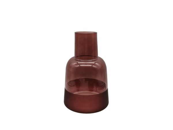 ZEME ΒΑΖΟ 15x15x23.5cm ΓΥΑΛΙ ΜΠΟΡΝΤΩ ZEME ΒΑΖΟ 15x15x23.5cm ΓΥΑΛΙ ΜΠΟΡΝΤΩ
