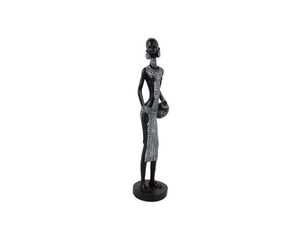 IRAMBA 1 ΔΙΑΚΟΣΜΗΤΙΚΗ ΦΙΓΟΥΡΑ 8x8x35cm POLYRESIN ΜΑΥΡΟ ΛΕΥΚΟ IRAMBA 1 ΔΙΑΚΟΣΜΗΤΙΚΗ ΦΙΓΟΥΡΑ 8x8x35cm POLYRESIN ΜΑΥΡΟ ΛΕΥΚΟ