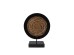 HAUSA 1 ΔΙΑΚΟΣΜΗΤΙΚΟ TOTEM 27x10x35cm POLYRESIN ΜΑΥΡΟ ΧΡΥΣΟ ΜΕΤΑΛΛΟ