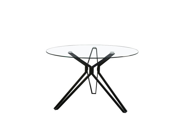 NOIR ΤΡΑΠΕΖΙ ΡΟΤΟΝΤΑ ΜΑΥΡΟ 110x110x75cm NOIR ΤΡΑΠΕΖΙ ΡΟΤΟΝΤΑ ΜΑΥΡΟ 110x110x75cm