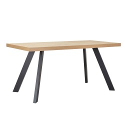 DRUVO ΤΡΑΠΕΖΙ ΦΥΣΙΚΟ 160x80x76cm