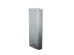 GRAVIR GREY ΒΑΖΟ 16x12x44cm ΓΥΑΛΙ ΓΚΡΙ