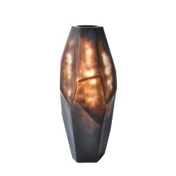 BARRY ΒΑΖΟ 19x19x45cm ΓΥΑΛΙ ΣΟΚΟΛΑ