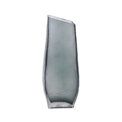 MEISSEL ΒΑΖΟ 15x9x40cm ΓΥΑΛΙ ΓΚΡΙ