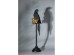 PERROQUET 2 ΔΙΑΚΟΣΜΗΤΙΚΟ ΠΑΠΑΓΑΛΟΣ 15x18x64cm POLYRESIN ΜΑΥΡΟ ΧΡΥΣΟ