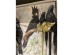 PERROQUET 2 ΔΙΑΚΟΣΜΗΤΙΚΟ ΠΑΠΑΓΑΛΟΣ 15x18x64cm POLYRESIN ΜΑΥΡΟ ΧΡΥΣΟ